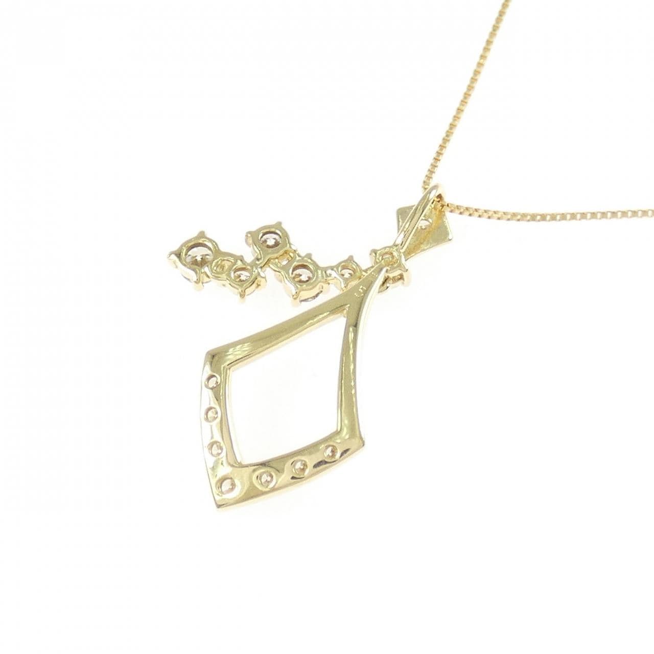 K18YG ダイヤモンド ネックレス 0.47CT