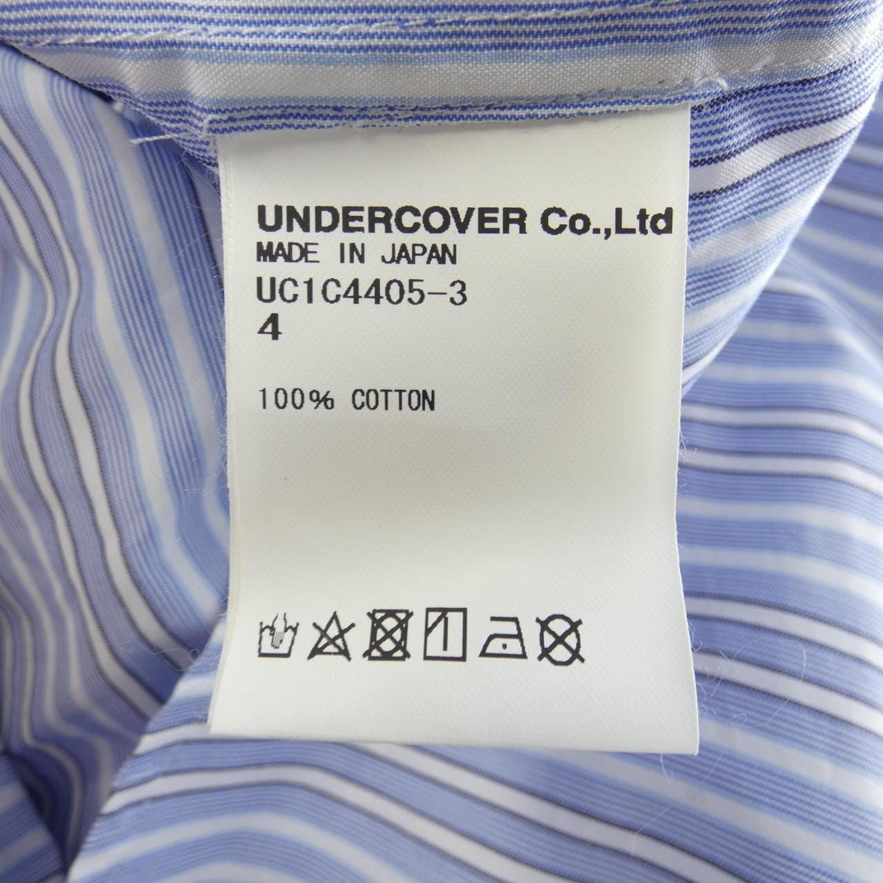 アンダーカバー UNDER COVER シャツ