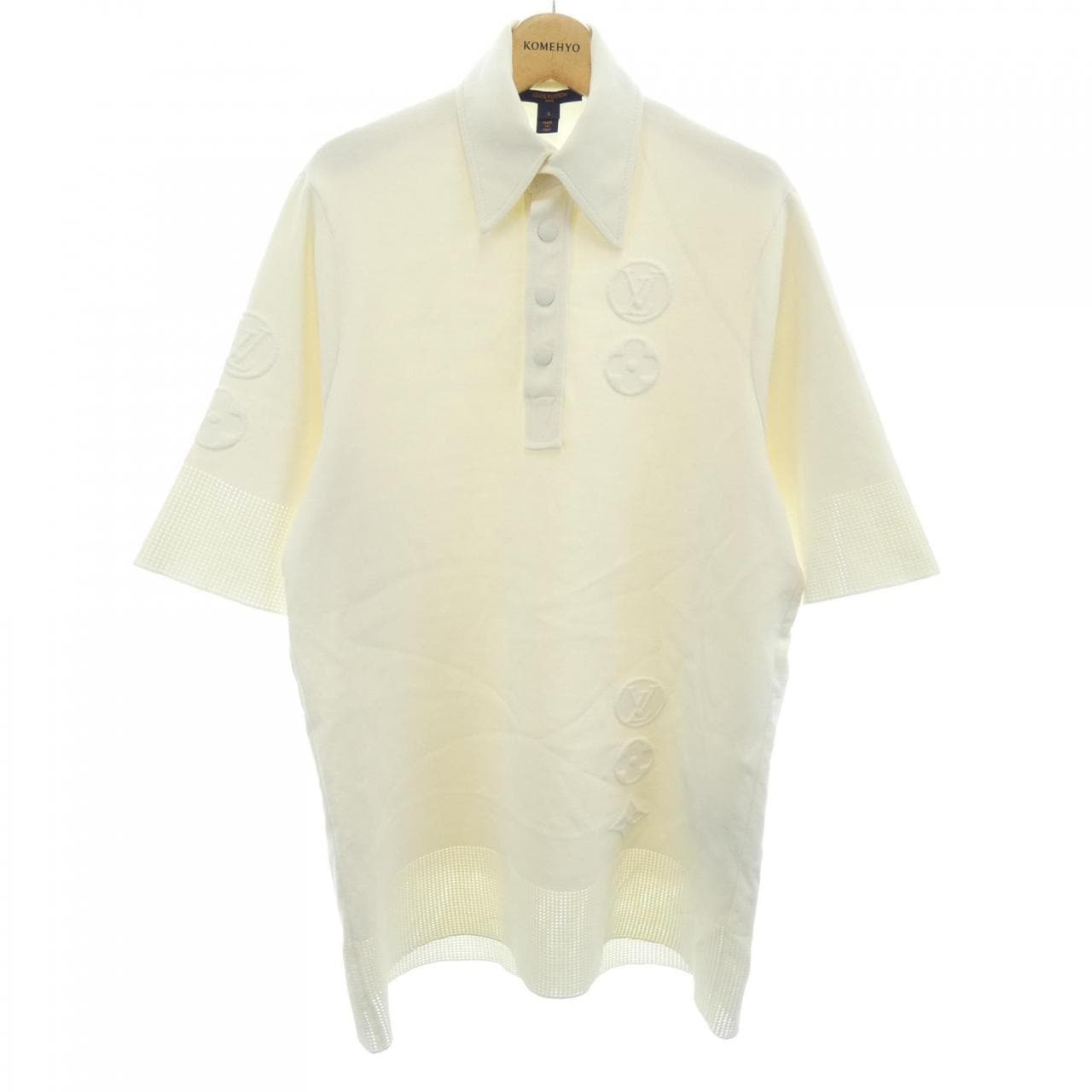 ルイヴィトン LOUIS VUITTON エンボスシグネチャーポロドレス FMKD10LN8 ワンピース