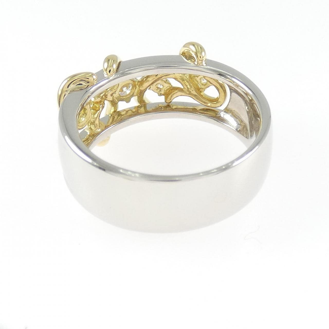 PT900/K18YG ダイヤモンド リング 0.20CT