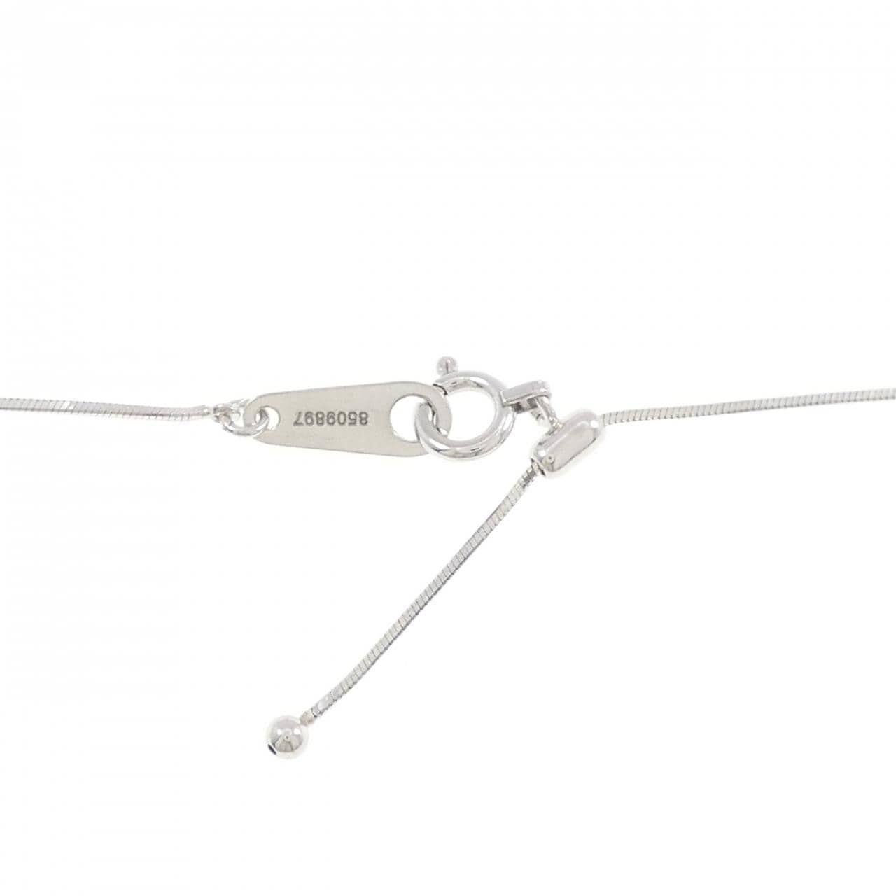 PT900/PT850 スリーストーン ダイヤモンド ネックレス 0.30CT