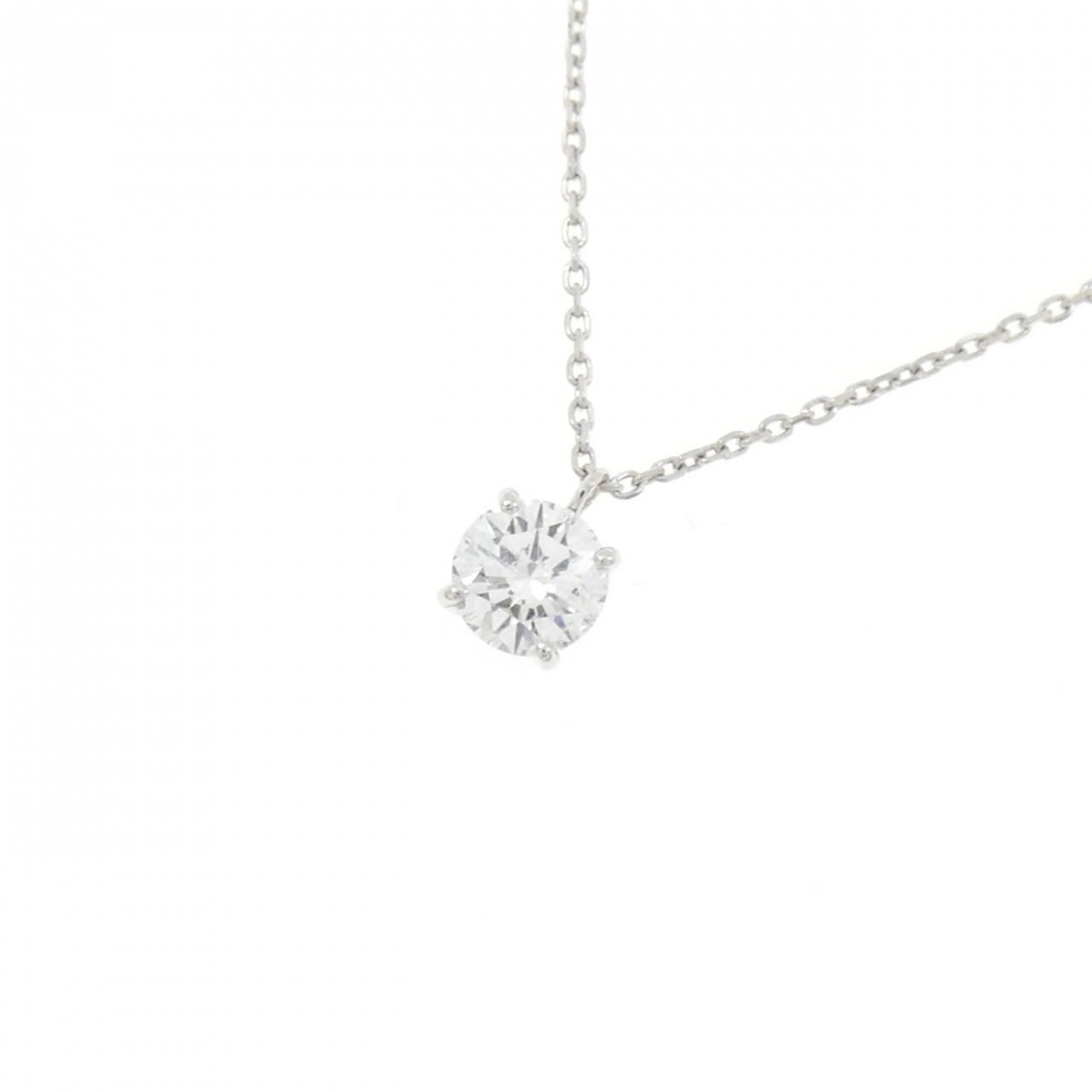 PT900/PT850 ダイヤモンド ネックレス 0.517CT F SI2 VG