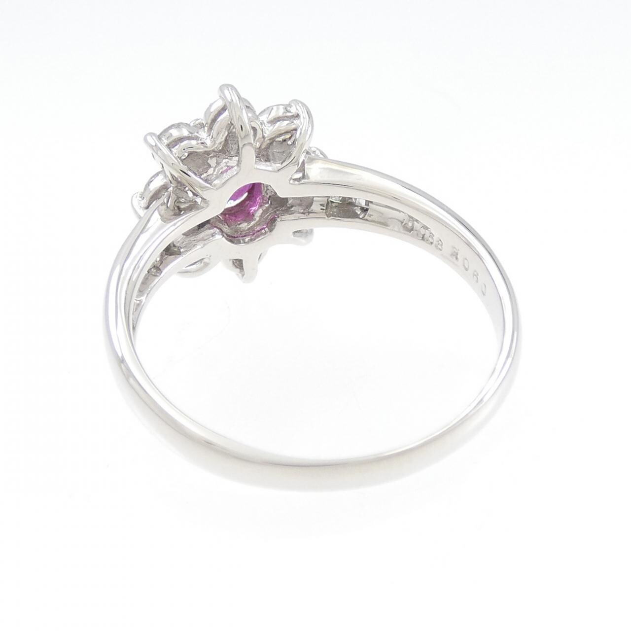 美品ルビー0.51ct★pt900　ダイヤモンド0.08ctリング売切 SOLD OUT】Pt900 ルビー ダイヤモンド リング | | KITAGAWA
