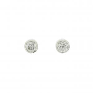 PT900 ソリティア ダイヤモンド ピアス 1.27CT