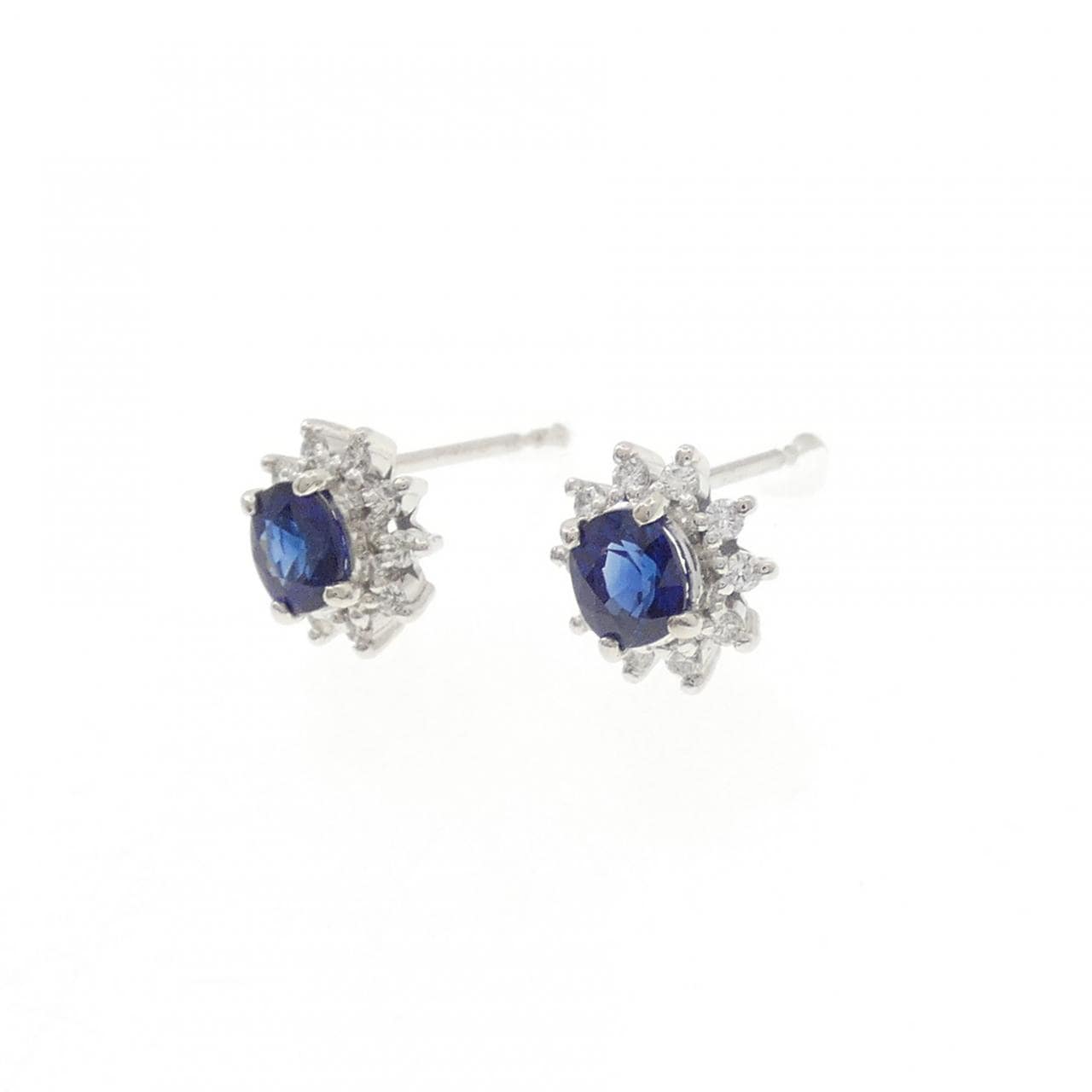 PT900 サファイヤ ピアス 0.70CT
