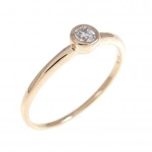K18PG ダイヤモンド リング 0.10CT