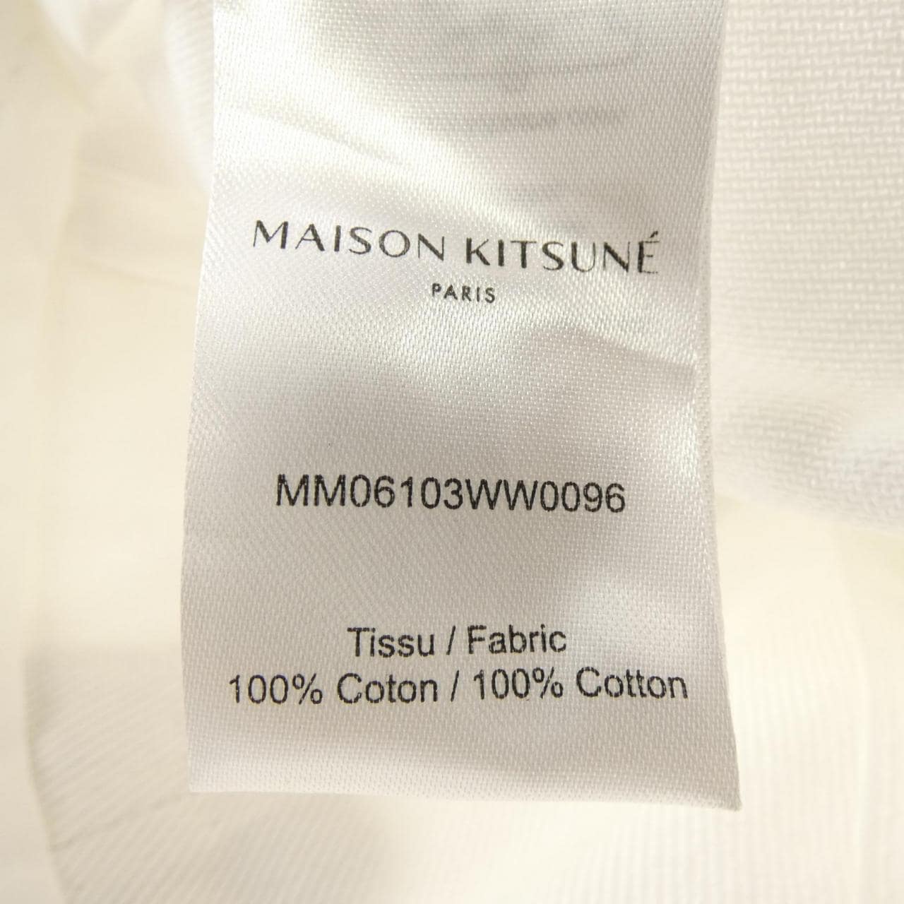 メゾンキツネ MAISON KITSUNE MM06103WW0096 キャップ