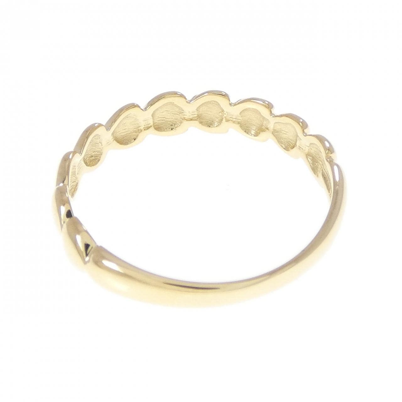 K18YG ハート リング