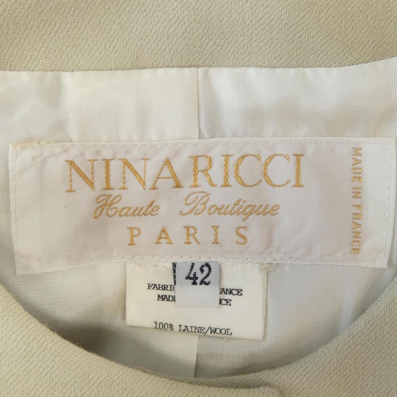 【ヴィンテージ】ニナリッチ NINA RICCI ジャケット