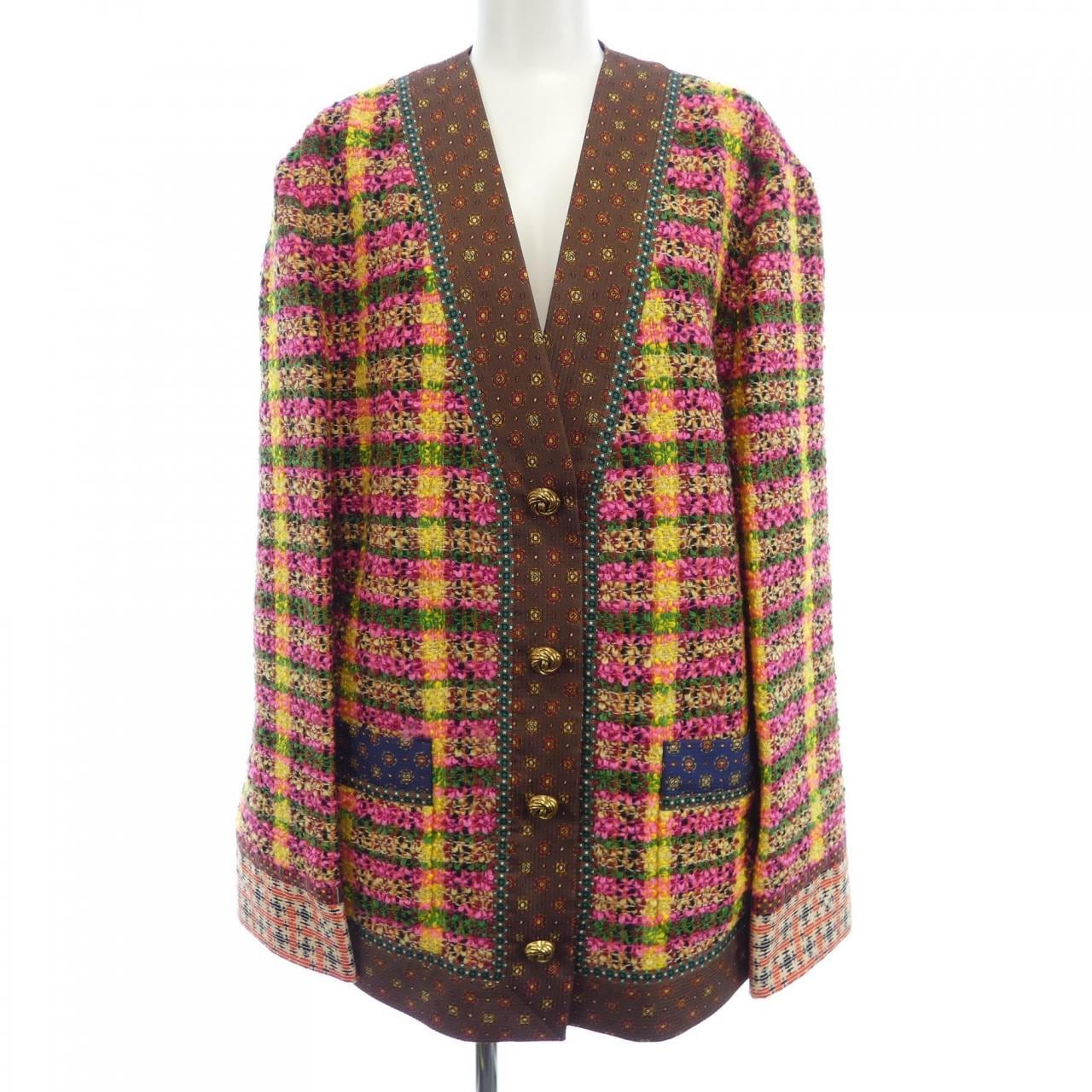 Gucci GUCCI no collar jacket