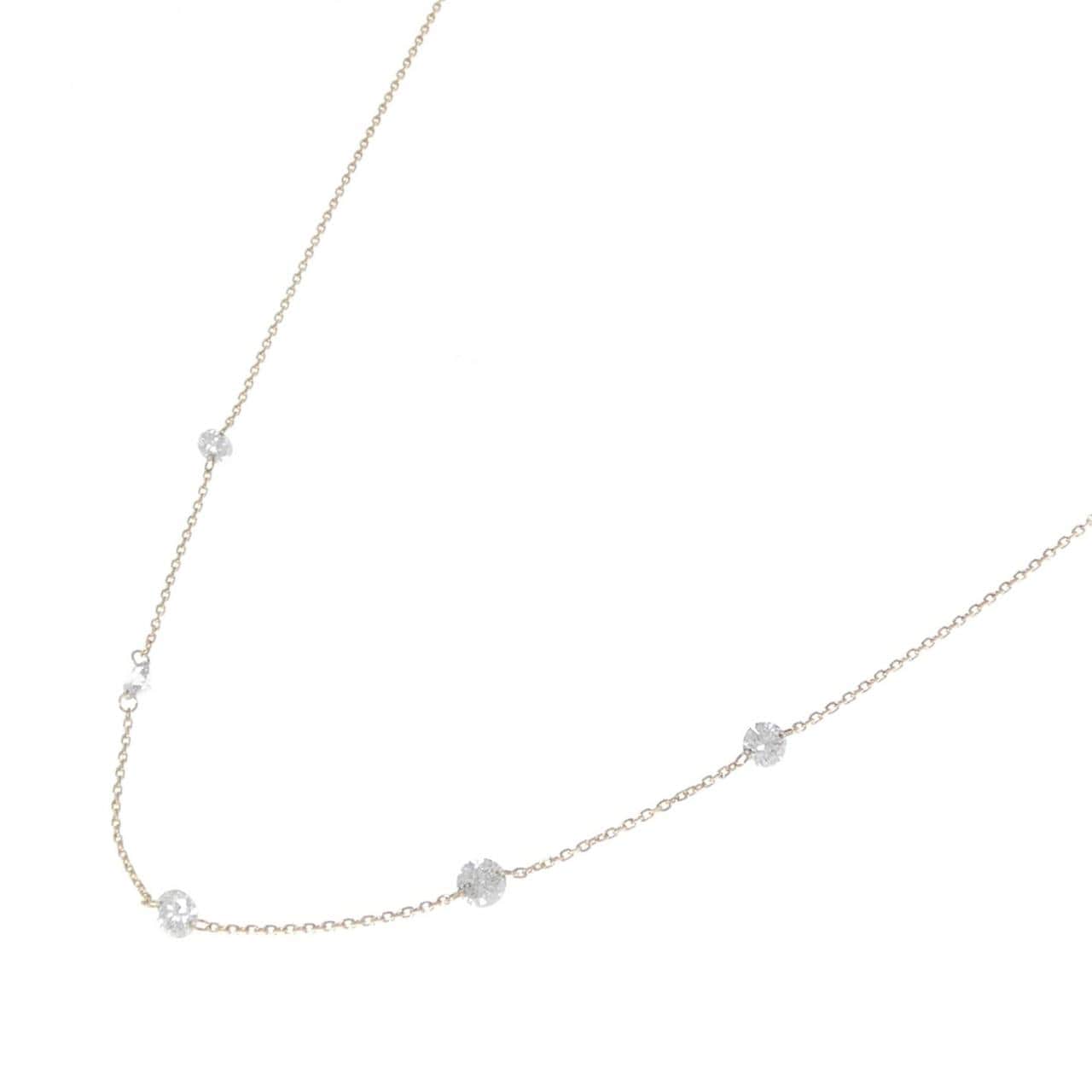K18YG ダイヤモンド ネックレス 1.00CT