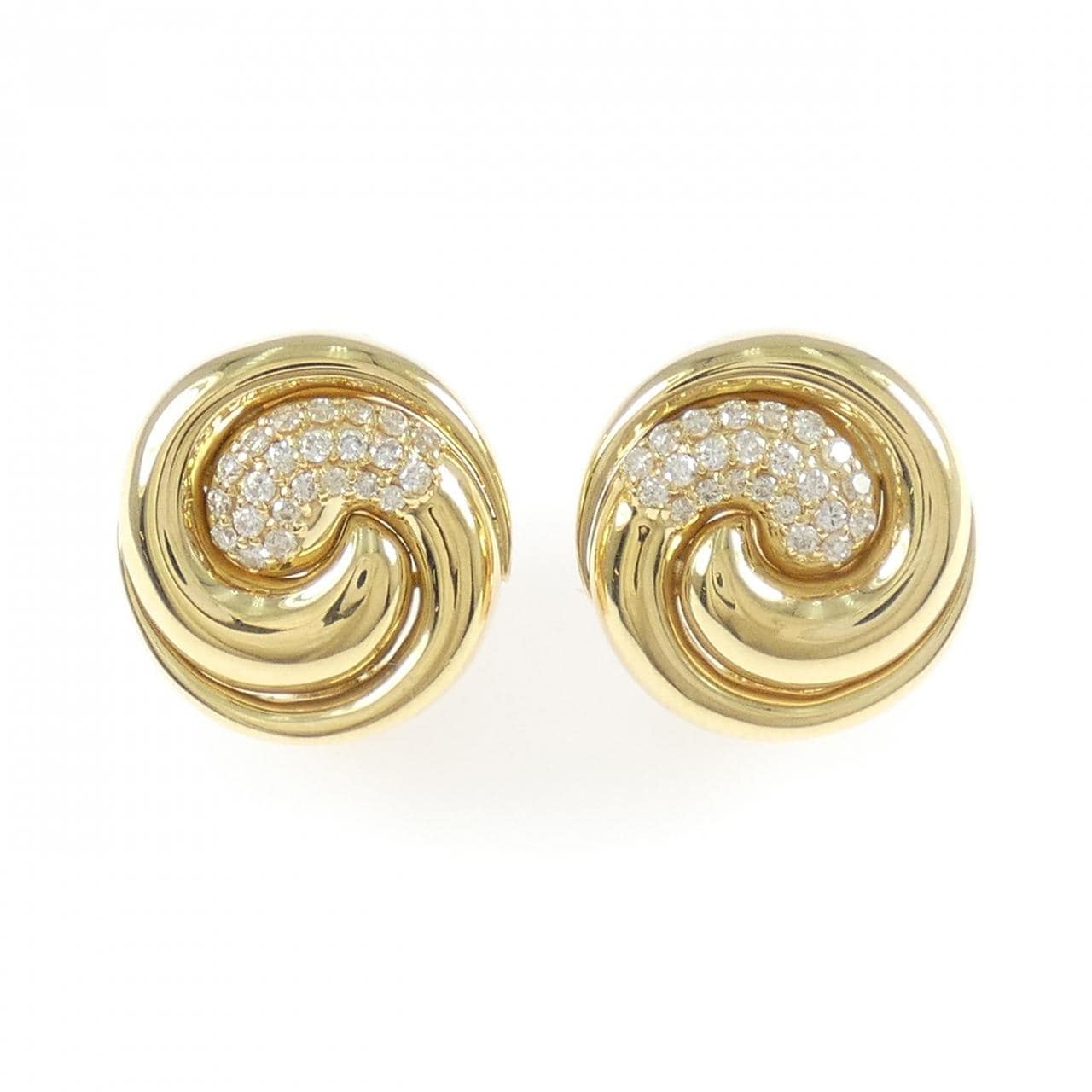 K18YG ダイヤモンド ピアス/イヤリング 0.54CT