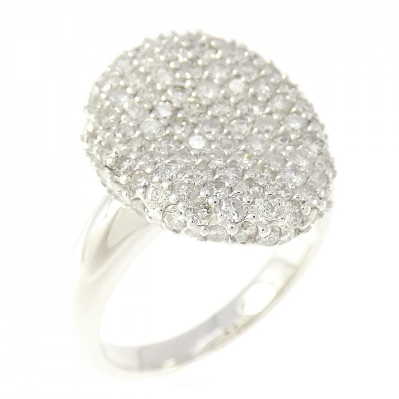 K18WG ダイヤモンド リング 1.24CT