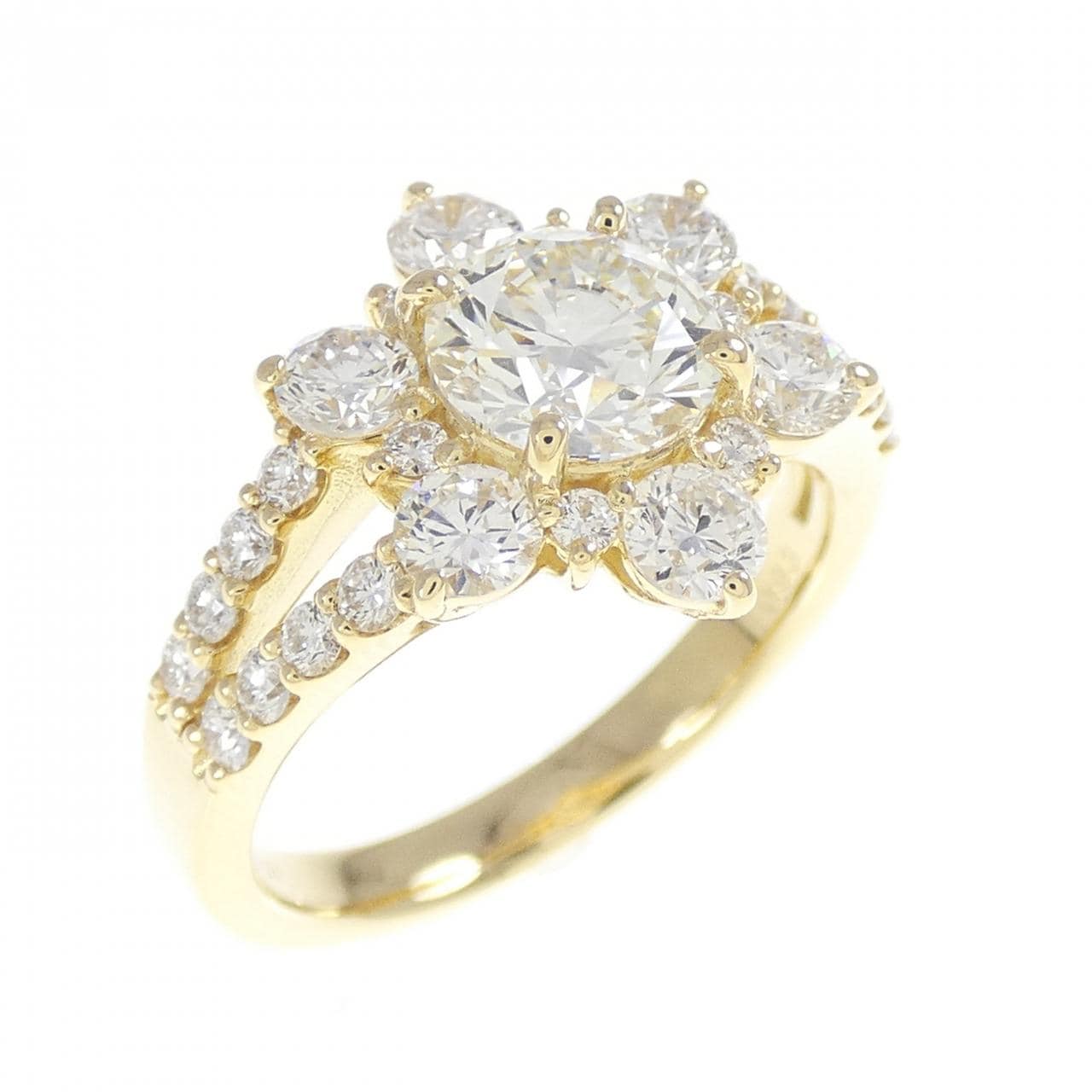 [再加工款] K18YG鑽石戒指 1.01CT J VVS2 3EXT