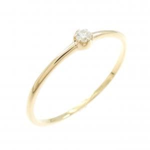 【リメイク】K18YG ダイヤモンド リング 0.03CT