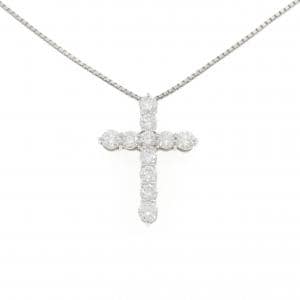 モニッケンダム クロス ダイヤモンド ネックレス 2.05CT