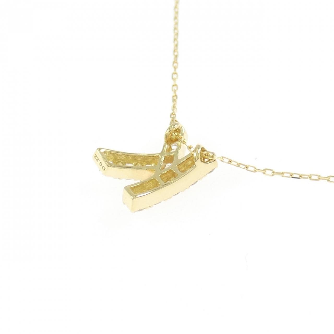 アーカー プルミエトワール イニシャル ネックレス 0.22CT