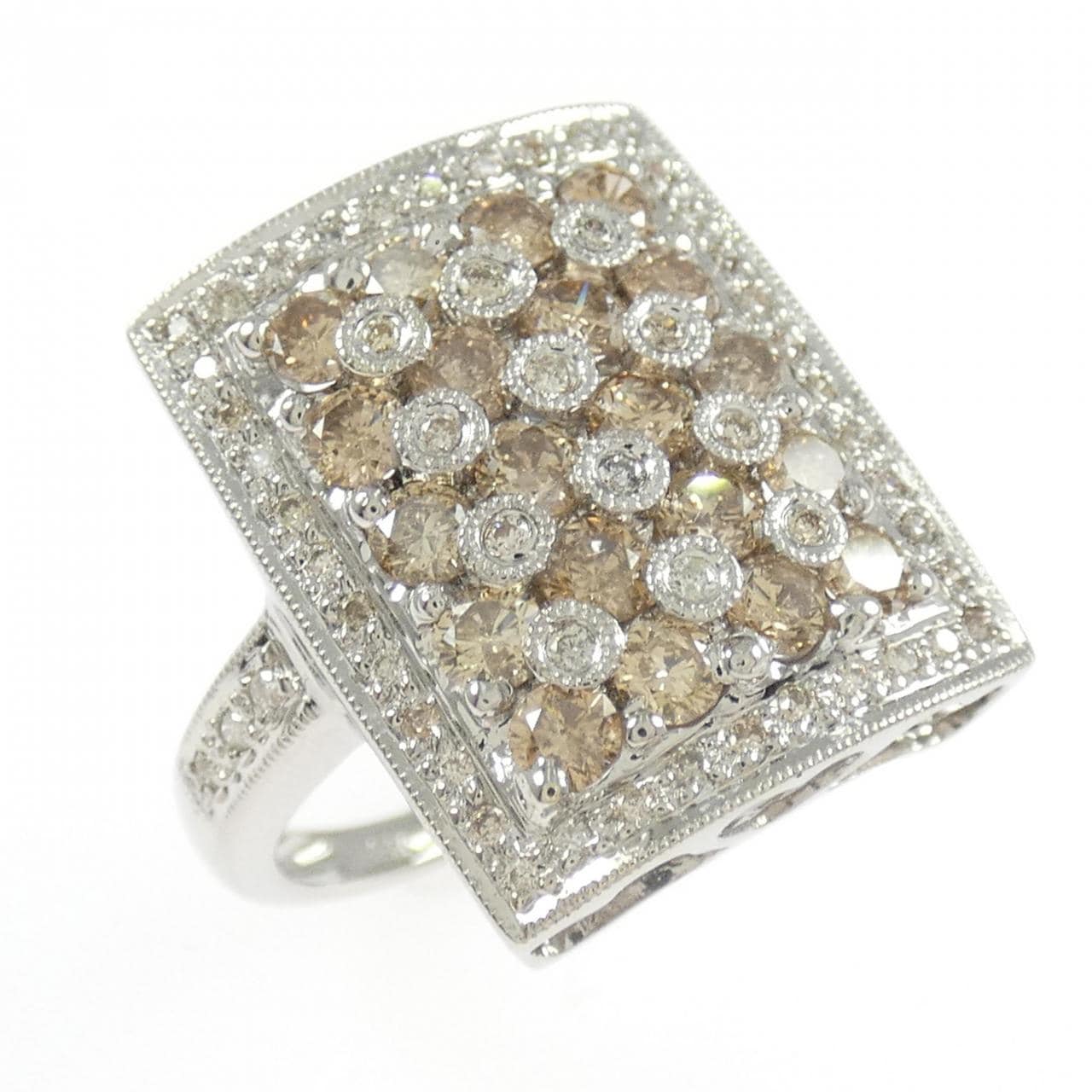 K18WG ダイヤモンド リング 1.50CT