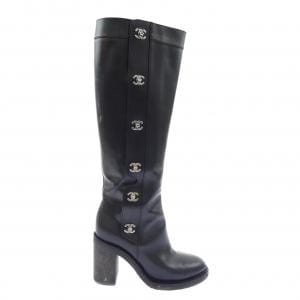 シャネル CHANEL ハイブーツ HIGH BOOTS ターンロック G31203X47535 ロングブーツ
