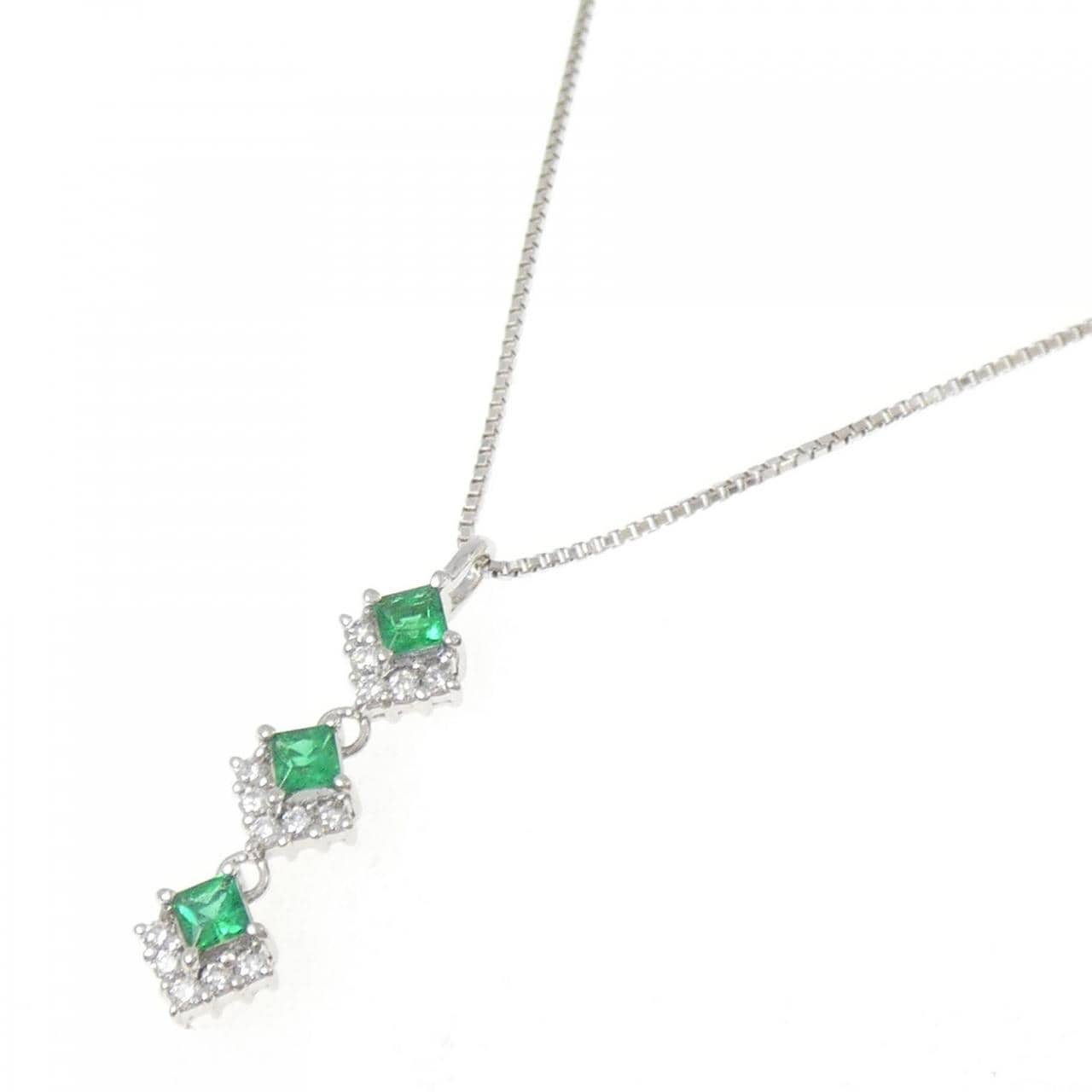 タサキ エメラルド ネックレス 0.29CT