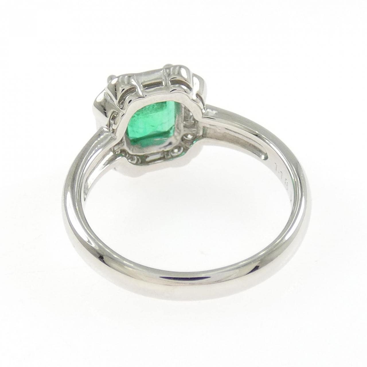 PT900 エメラルド リング 1.18CT