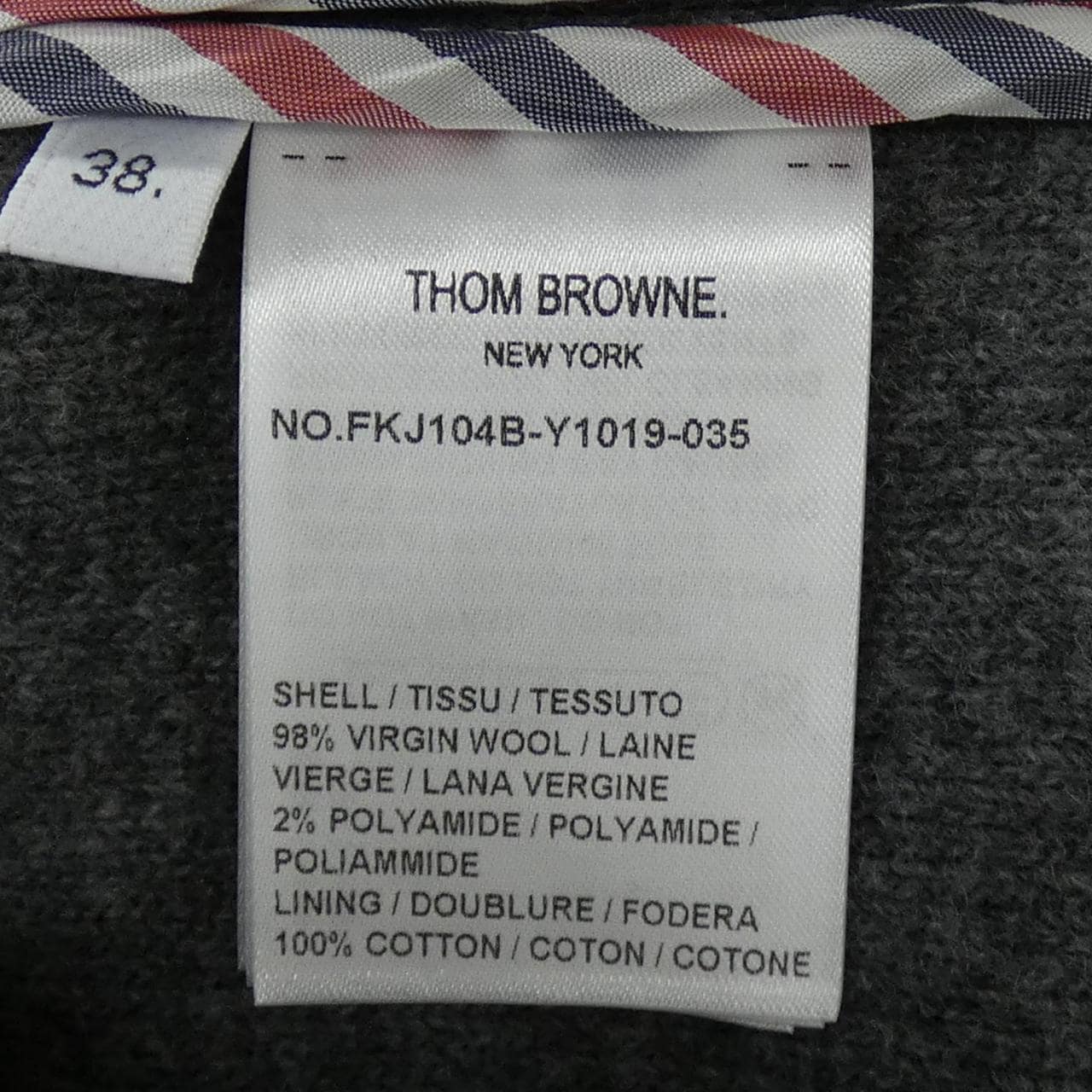 トムブラウン THOM BROWNE ジャケット