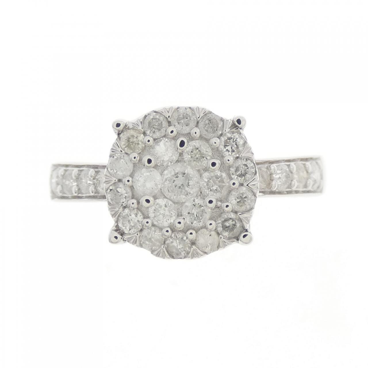 K18WG ダイヤモンド リング 0.50CT