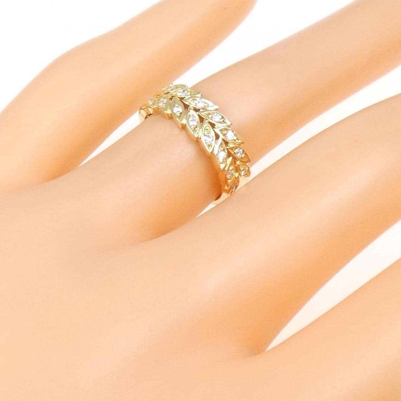 K18YG ダイヤモンド リング 0.15CT