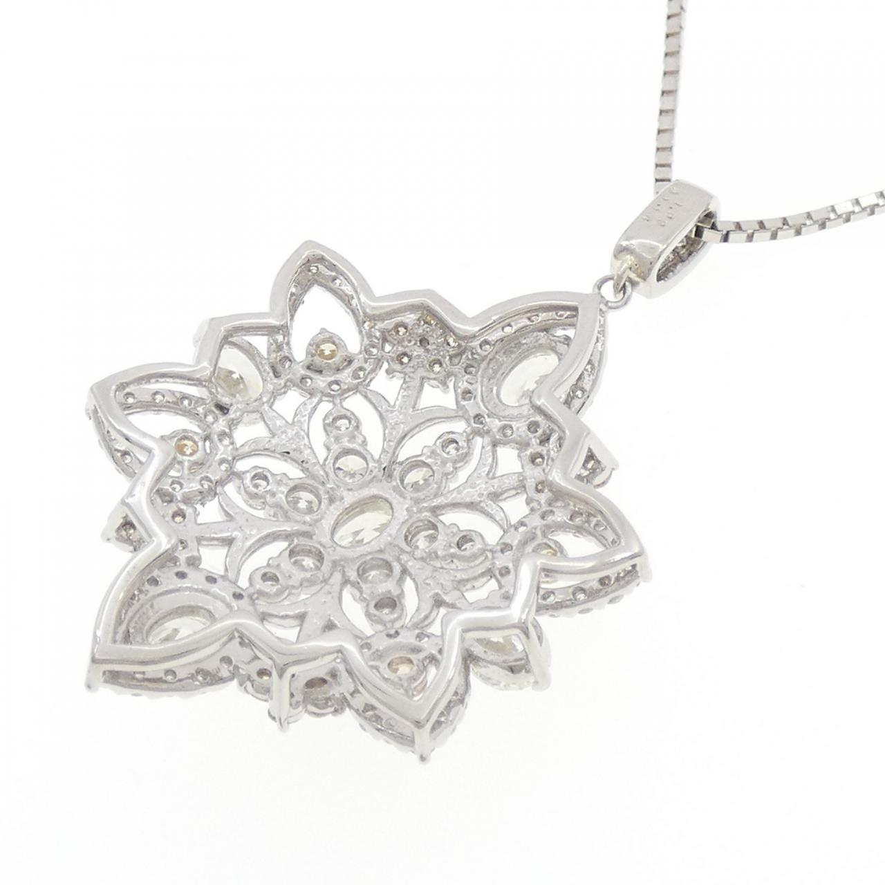 PT900/PT850 ダイヤモンド ネックレス 1.16CT