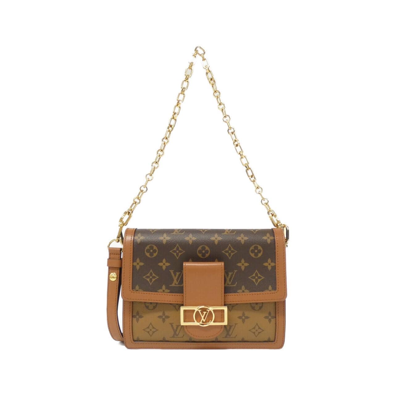 LOUIS VUITTON Monogram Reverse Dauphine MM M45958 肩背包