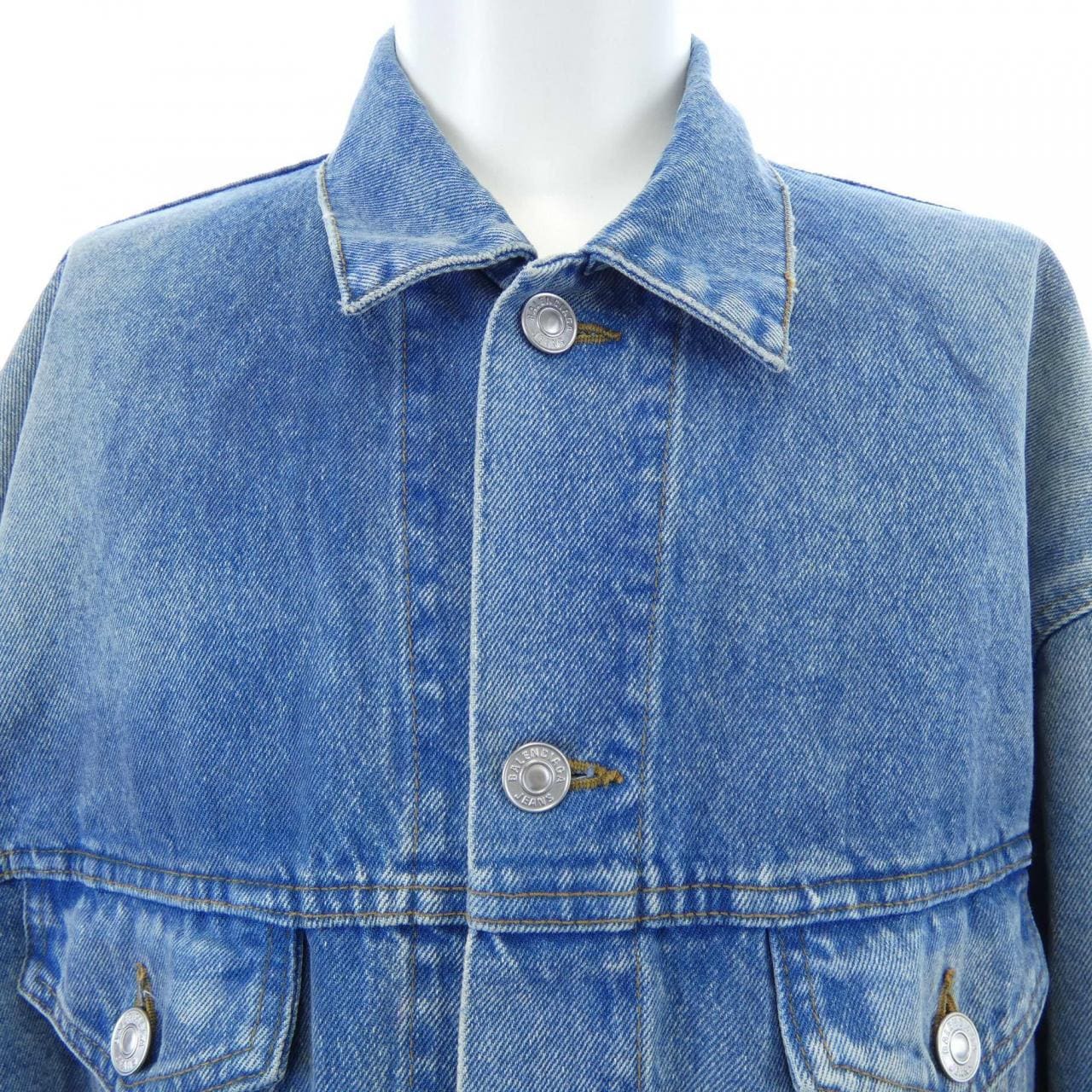 BALENCIAGA 678354 TCW03 男女通用牛仔夹克