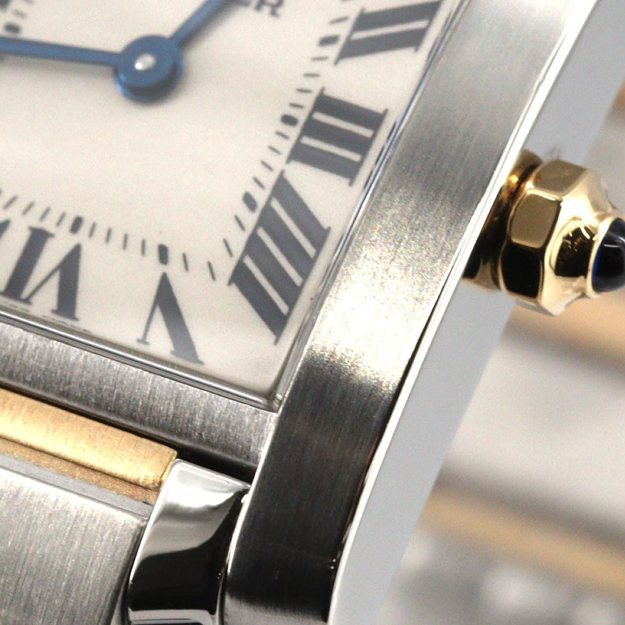 カルティエ タンクフランセーズSM コンビ W51007Q4 SSxYG クォーツ