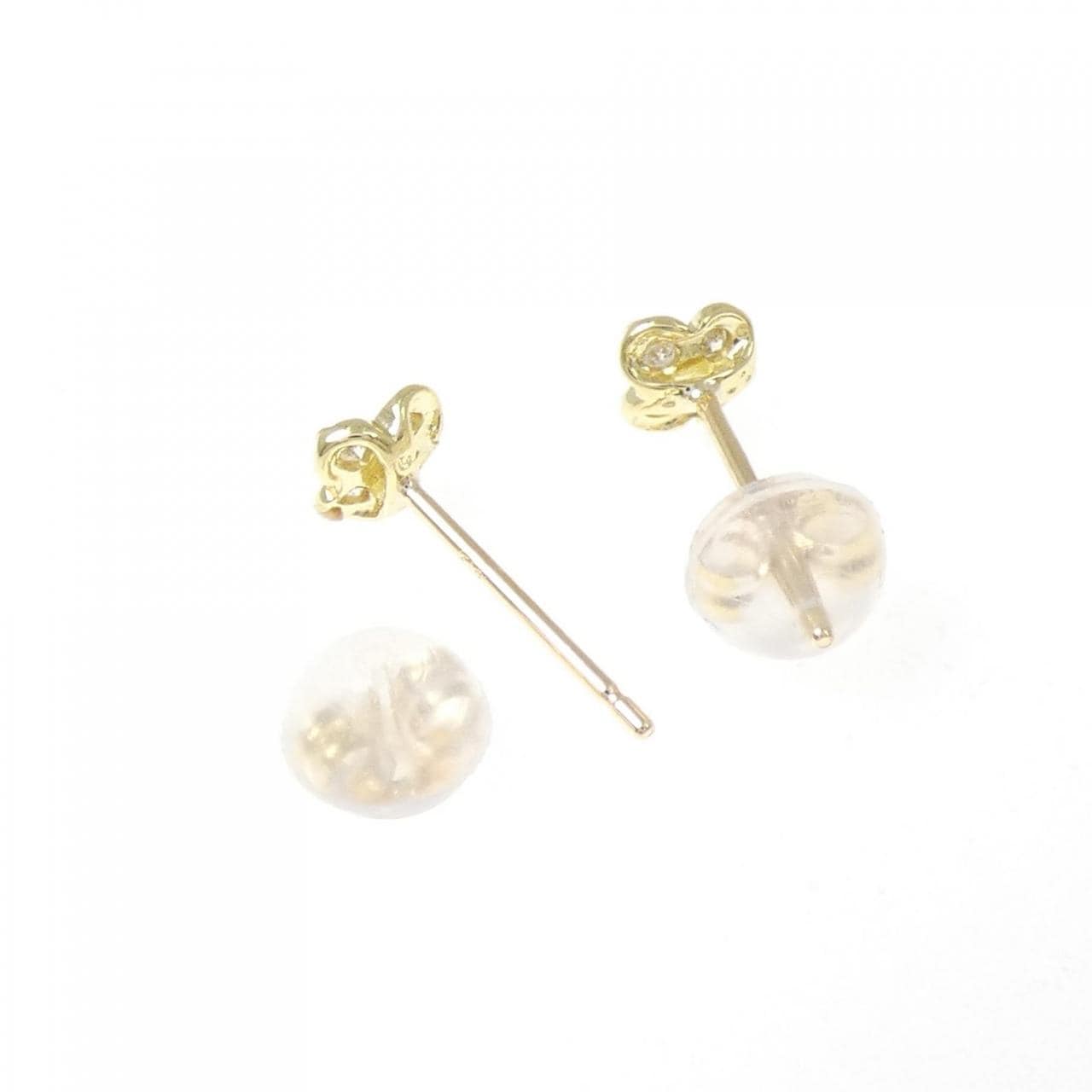 K18YG ダイヤモンド ピアス 0.10CT