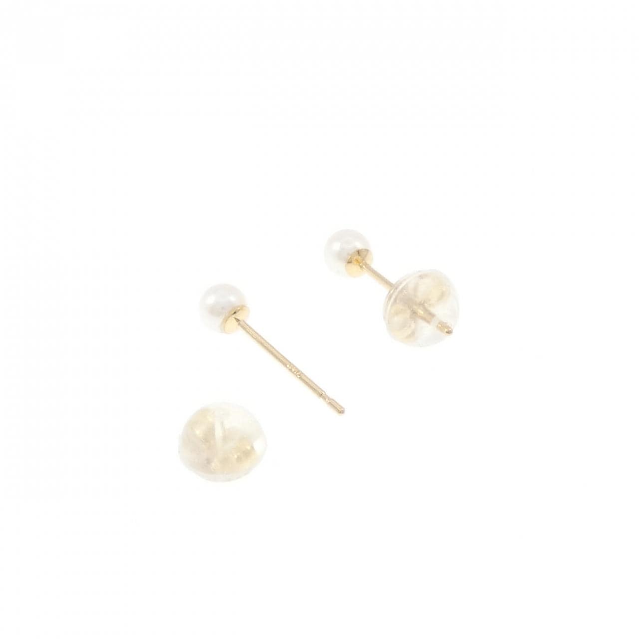 K18YG アコヤパール ピアス 3.3mm