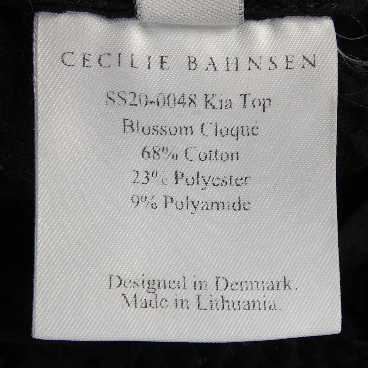 セシリーバンセン CECILIE BAHNSEN トップス