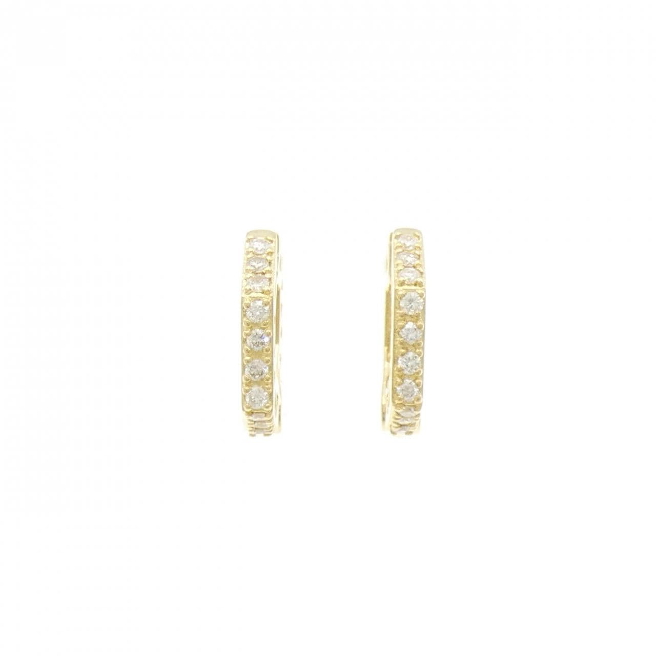 K18YG Diamond earrings