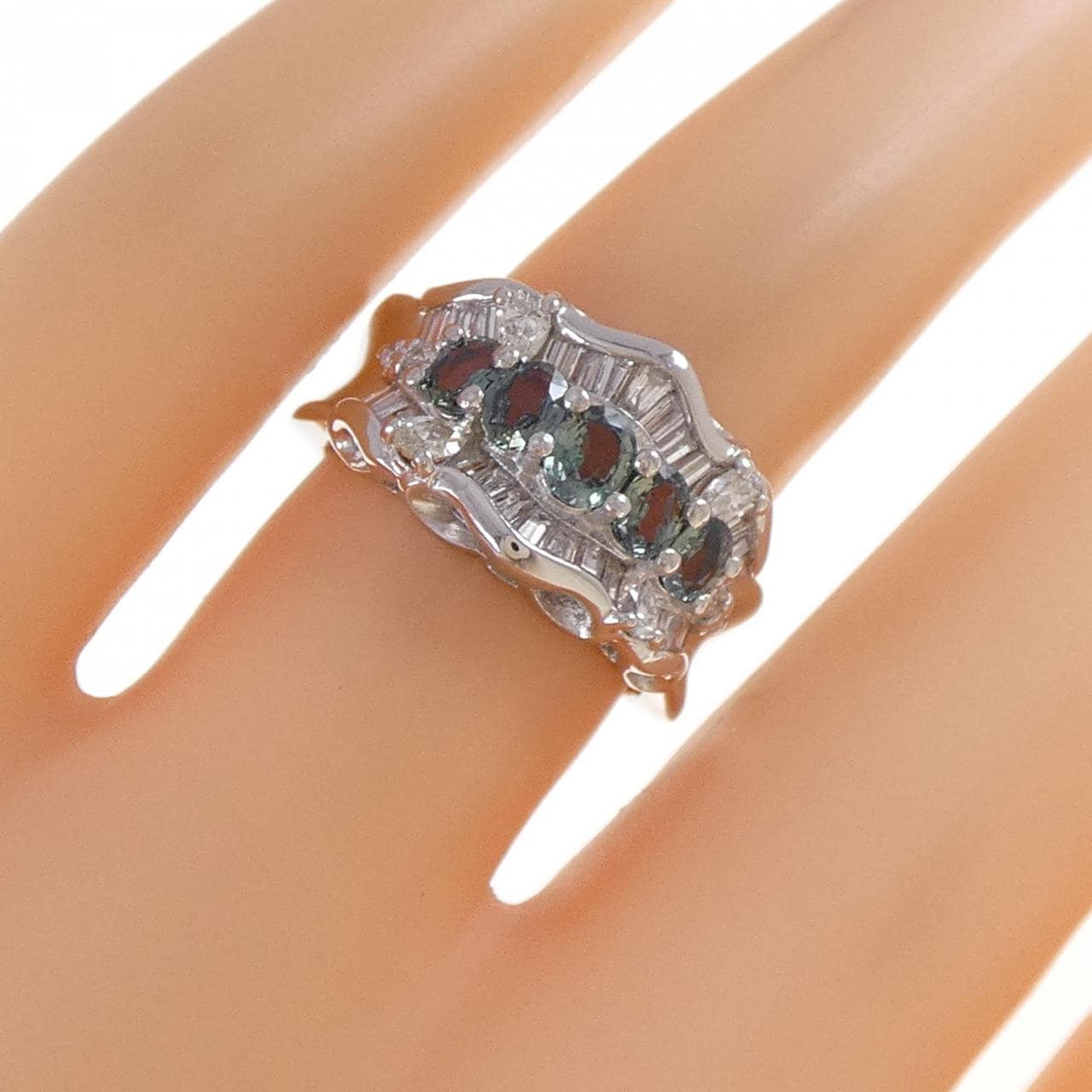 PT900 アレキサンドライト リング 0.67CT