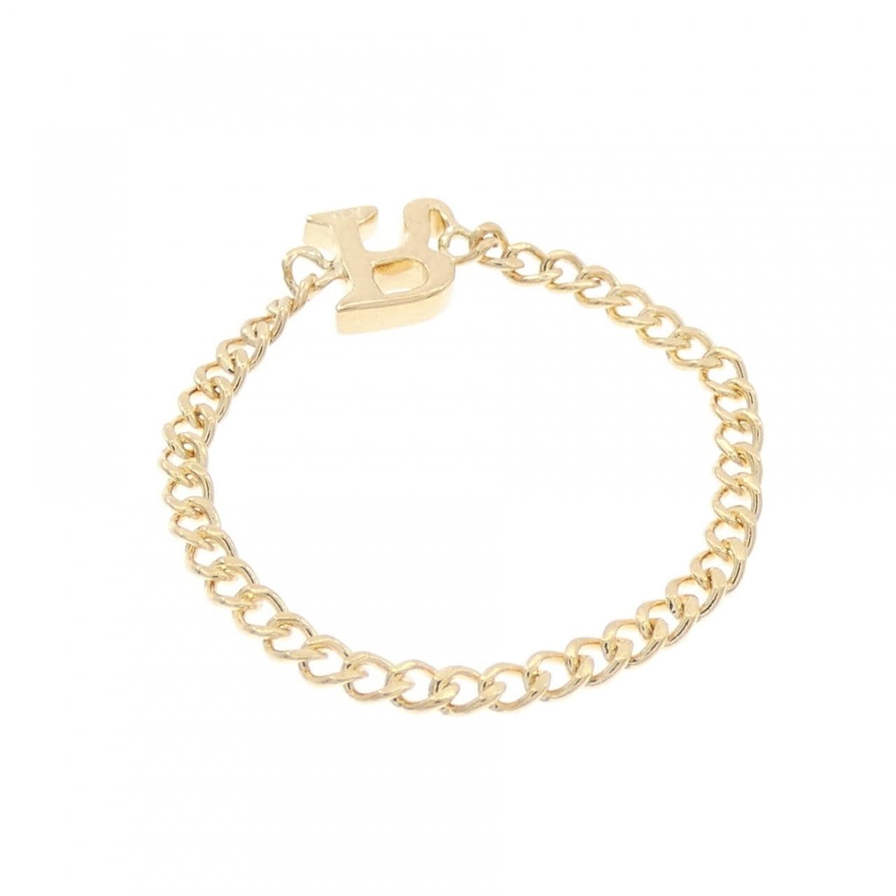 K18YG イニシャルR リング