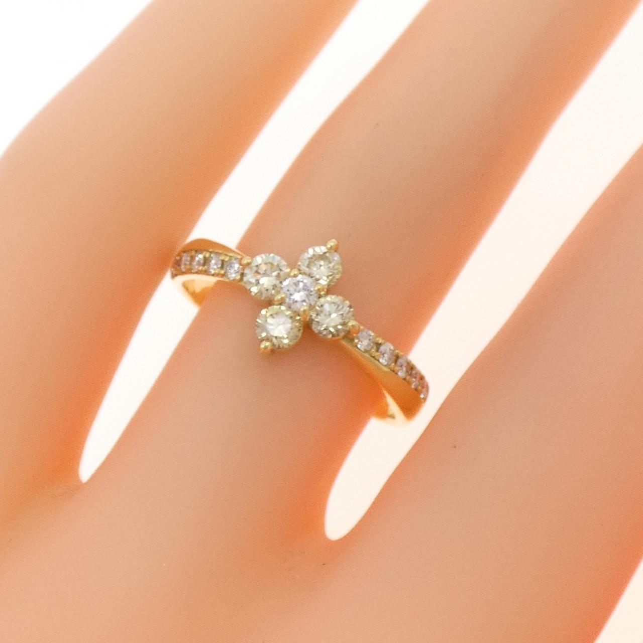 【新品】K18YG ダイヤモンド リング 0.50CT