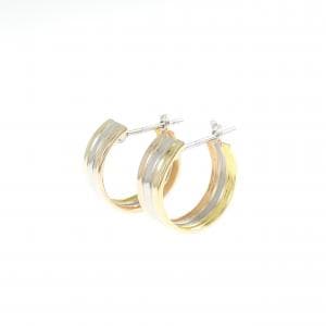 【新品】K18YG/K18PG/PT900 フープ ピアス