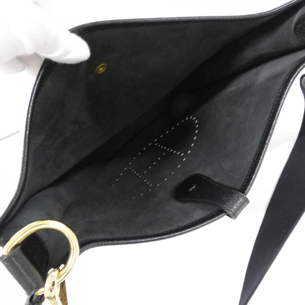 【ヴィンテージ】エルメス エヴリン GM ショルダーバッグ