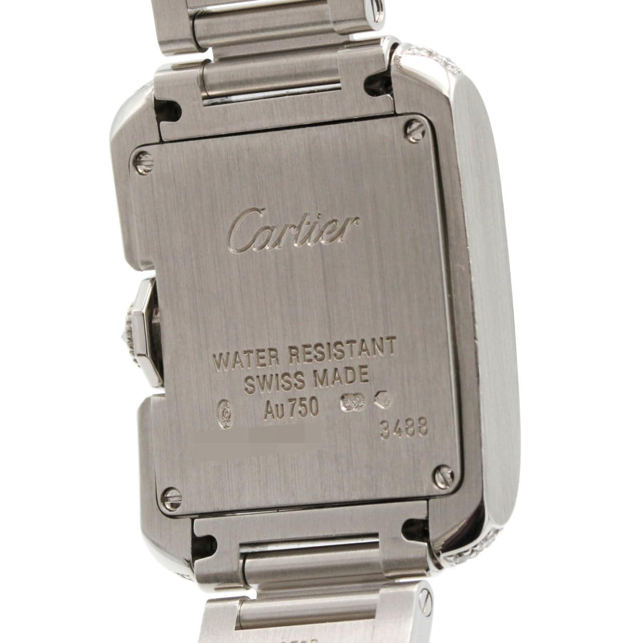 カルティエ タンクアングレーズSM WG/2D WT100008 WG クォーツ
