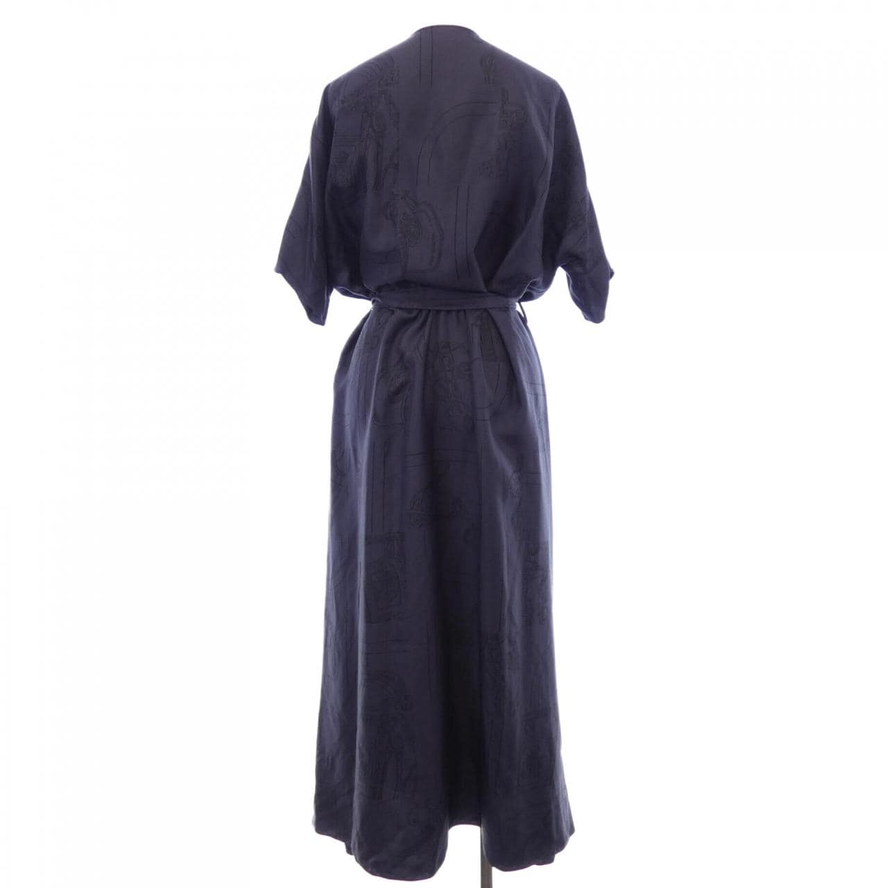 エルメス HERMES EN DESORDRE FINESSE 4H0572DL ツイルレーヌ ワンピース