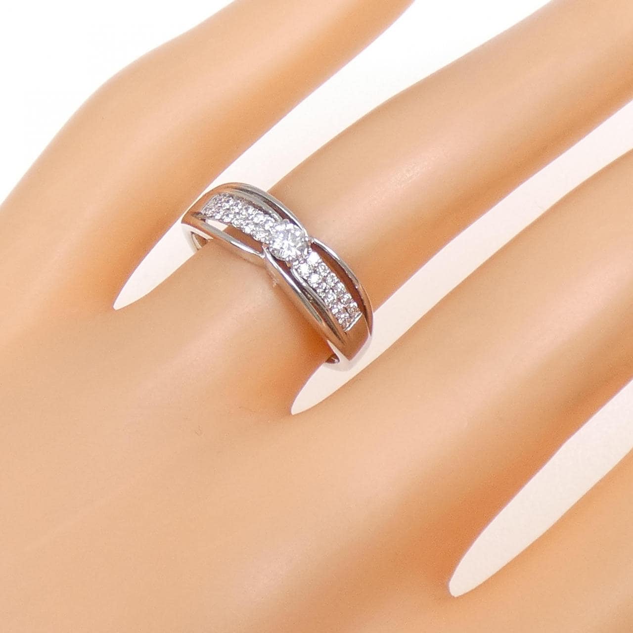 PT900 ダイヤモンド リング 0.114CT