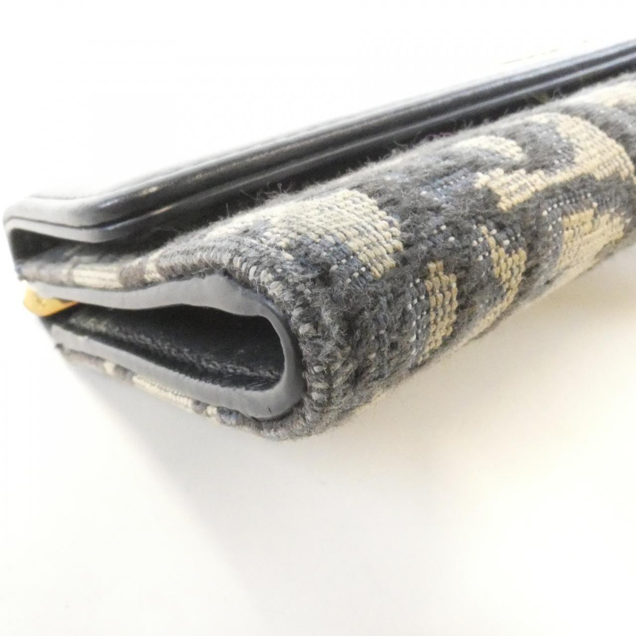 クリスチャンディオール DIOR OBLIQUE 30 MONTAIGNE VIOLET WALLET S2324UNKO 財布