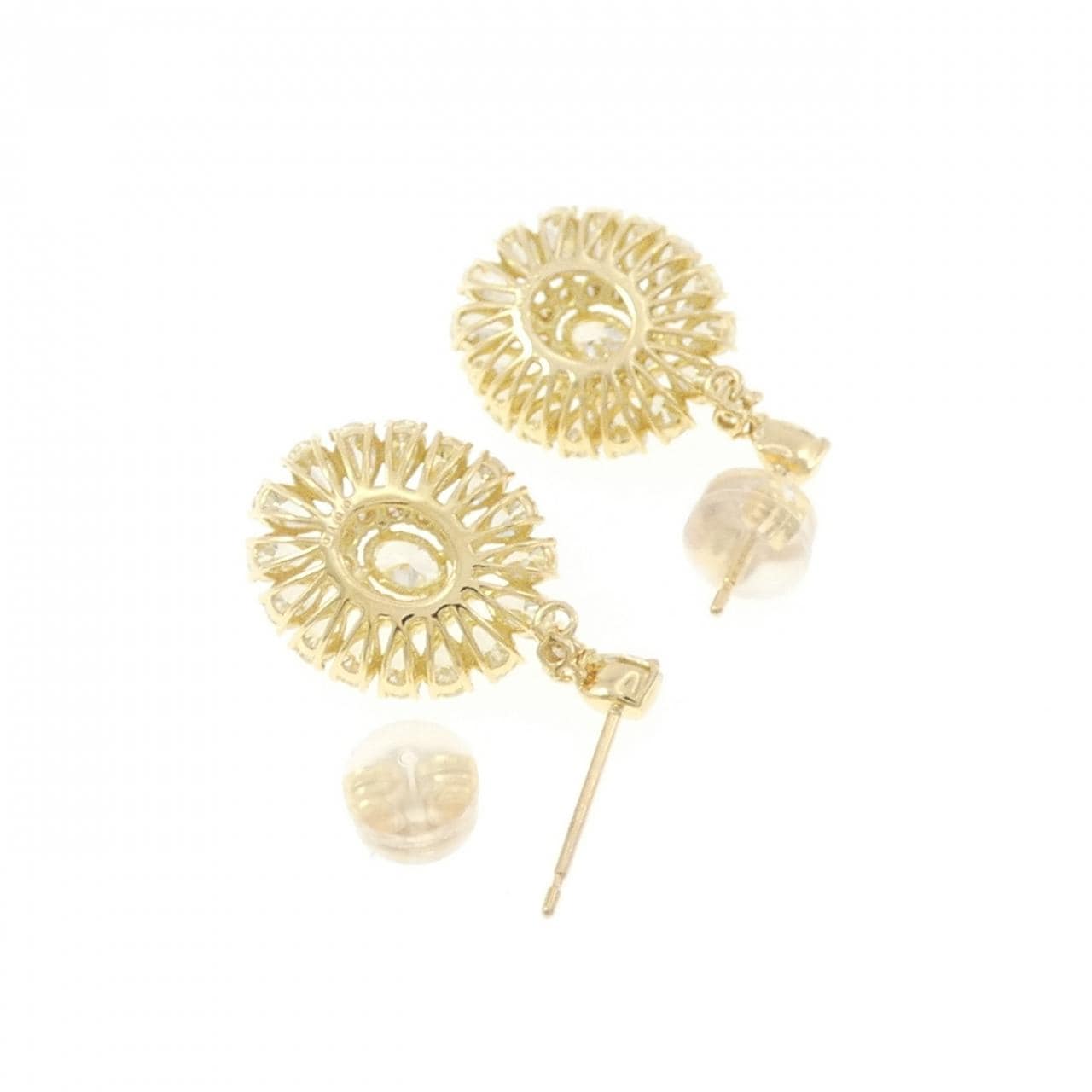 K18YG ダイヤモンド ピアス 2.00CT