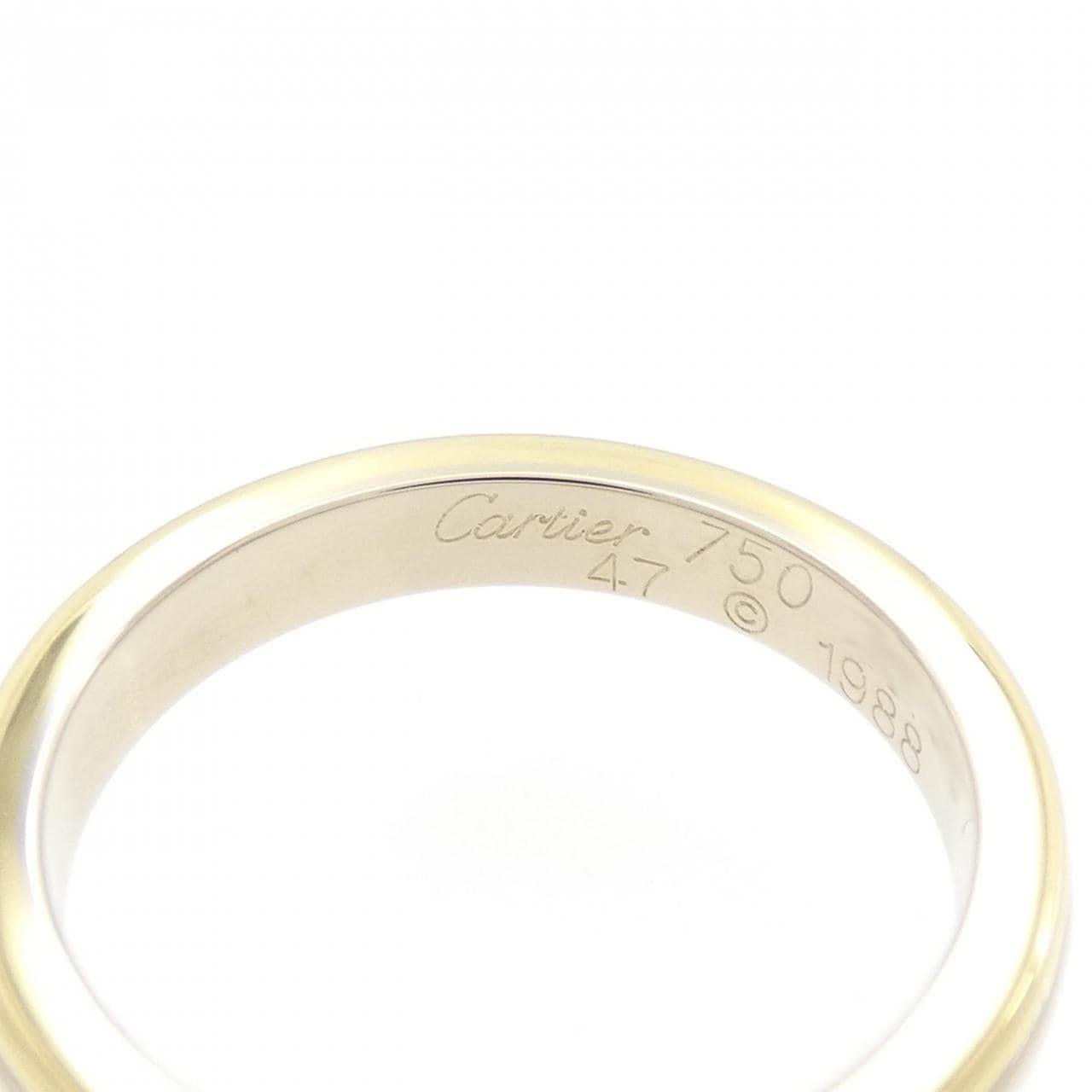 Cartier three gold wedding ring