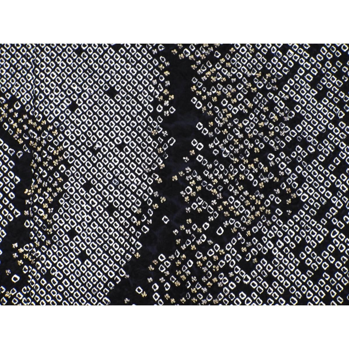 訪問着　総絞り　刺繍入り