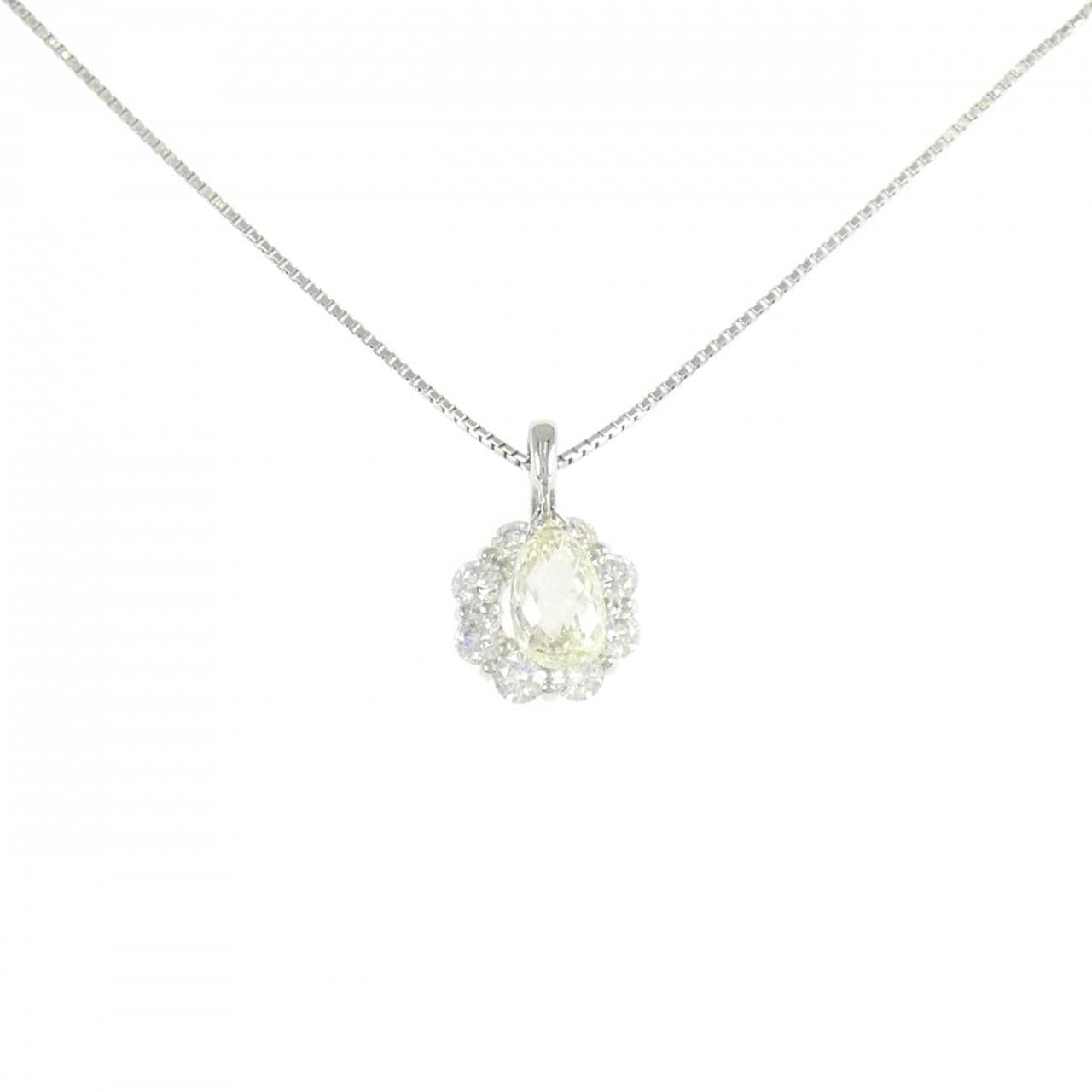 PT900/PT850 ダイヤモンド ネックレス 1.079CT