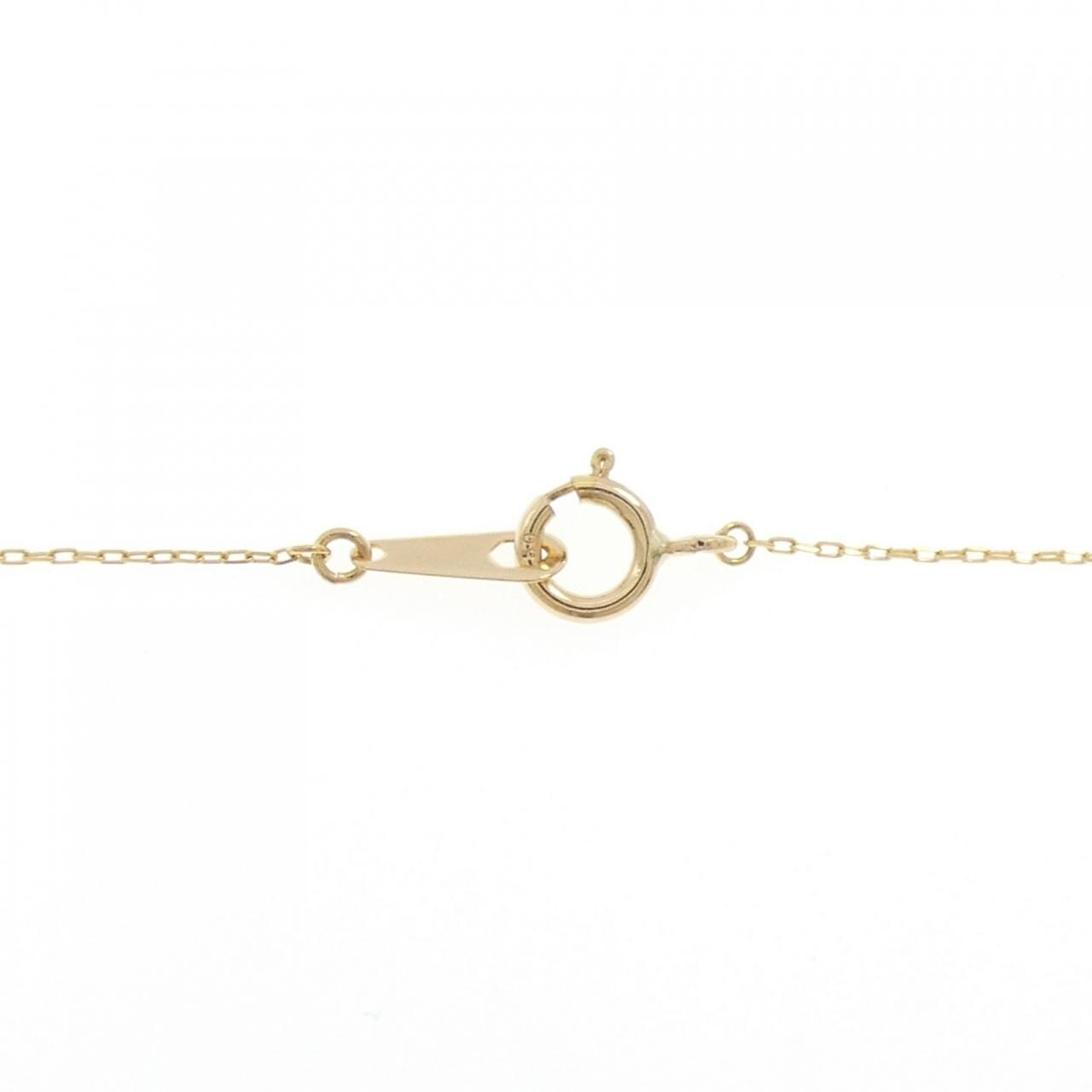 K18YG ハート ダイヤモンド ネックレス 0.13CT
